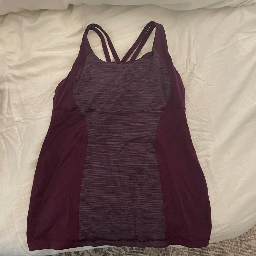 Merlot Lululemon Tank Top - Size 8